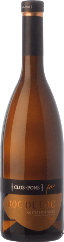 26,95 € | White wine Clos Pons Roc de Foc Aged D.O. Costers del Segre Catalonia Spain Macabeo Bottle 75 cl