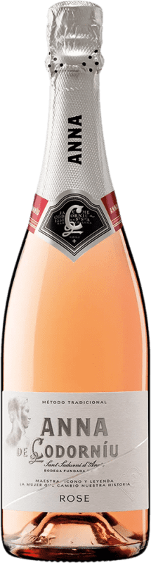 Envio grátis | Espumante rosé Codorníu Anna Rosé Brut D.O. Cava Catalunha Espanha Pinot Preto, Chardonnay 75 cl