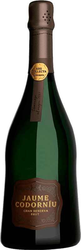 免费送货 | 白起泡酒 Codorníu Ars Collecta Jaume 大储备 D.O. Cava 加泰罗尼亚 西班牙 Pinot Black, Xarel·lo, Chardonnay 75 cl