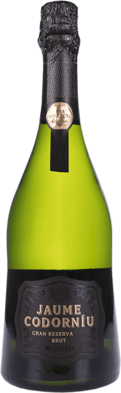 送料無料 | 白スパークリングワイン Codorníu Ars Collecta Jaume グランド・リザーブ D.O. Cava カタロニア スペイン Pinot Black, Xarel·lo, Chardonnay 75 cl