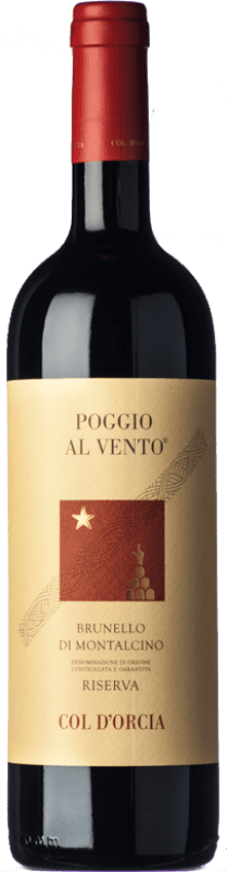 127,95 € | Red wine Col d'Orcia Poggio al Vento 2010 D.O.C.G. Brunello di Montalcino Tuscany Italy Sangiovese Bottle 75 cl