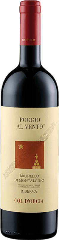 105,95 € | Red wine Col d'Orcia Poggio al Vento D.O.C.G. Brunello di Montalcino Tuscany Italy Sangiovese 75 cl