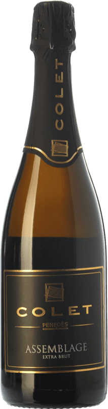 32,95 € | Espumante branco Colet Assemblage Extra Brut Reserva D.O. Penedès Catalunha Espanha Pinot Preto, Chardonnay 75 cl