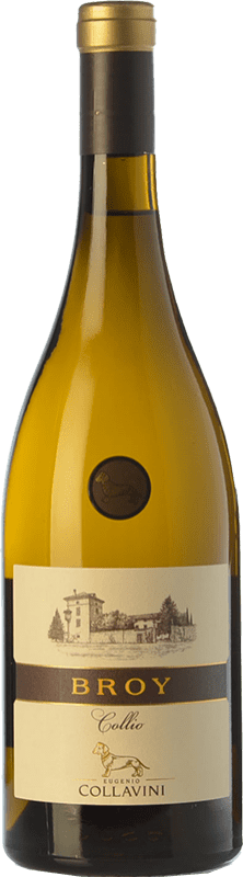 36,95 € | White wine Collavini Broy D.O.C. Collio Goriziano-Collio Friuli-Venezia Giulia Italy Chardonnay, Sauvignon White, Friulano 75 cl