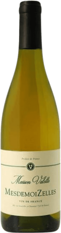 Free Shipping | White wine Valette MesdemoiZelles Blanc Burgundy France Chardonnay Organic 75 cl