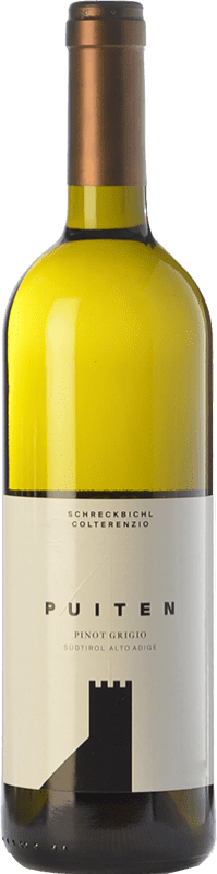 Бесплатная доставка | Белое вино Colterenzio Pinot Grigio Puiten D.O.C. Alto Adige Трентино-Альто-Адидже Италия Pinot Grey 75 cl