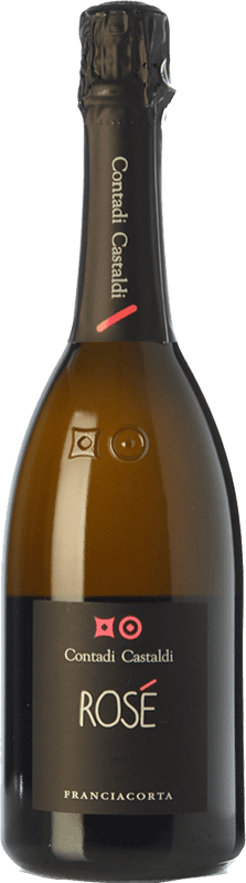 送料無料 | ロゼスパークリングワイン Contadi Castaldi Rosé D.O.C.G. Franciacorta ロンバルディア イタリア Pinot Black, Chardonnay 75 cl