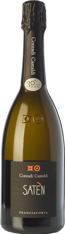29,95 € | Vin Mousseux Blanc Contadi Castaldi Satèn D.O.C.G. Franciacorta Lombardia Italie Chardonnay 75 cl