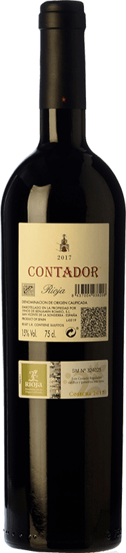 326,95 € Free Shipping | Red wine Contador Crianza D.O.Ca. Rioja The Rioja Spain Tempranillo Bottle 75 cl