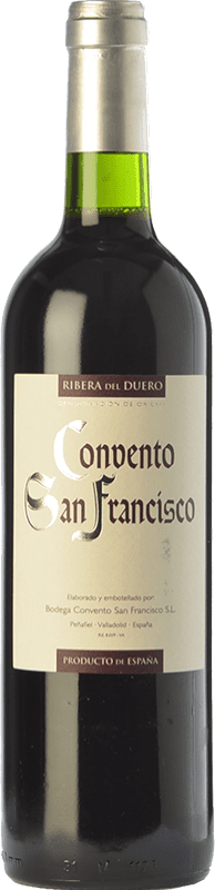 15,95 € | Красное вино Convento San Francisco старения D.O. Ribera del Duero Кастилия-Леон Испания Tempranillo, Merlot 75 cl