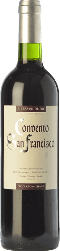 Kostenloser Versand | Rotwein Convento San Francisco Crianza — Kurze Fassreifung D.O. Ribera del Duero Kastilien und León Spanien Tempranillo, Merlot 75 cl