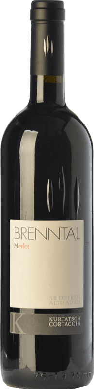 43,95 € | Красное вино Cortaccia Brenntal D.O.C. Alto Adige Трентино-Альто-Адидже Италия Merlot 75 cl