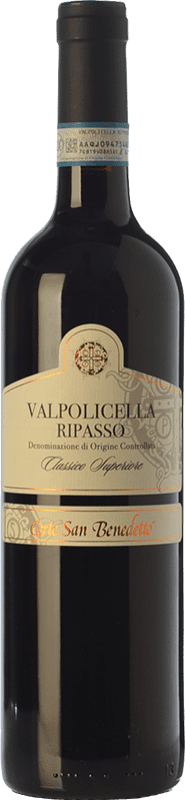 19,95 € | Красное вино Corte San Benedetto Superiore D.O.C. Valpolicella Ripasso Венето Италия Corvina, Rondinella, Corvinone 75 cl