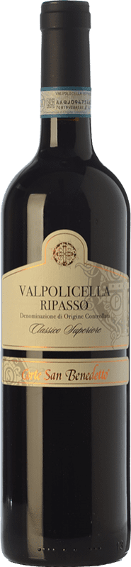 Envio grátis | Vinho Tinto Corte San Benedetto Superior D.O.C. Valpolicella Ripasso Vêneto Itália Corvina, Rondinella, Corvinone 75 cl