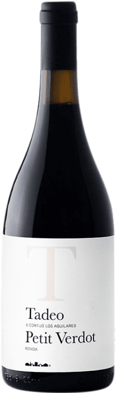 51,95 € Free Shipping | Red wine Los Aguilares Tadeo de los Aguilares Crianza D.O. Sierras de Málaga Andalusia Spain Syrah, Petit Verdot Bottle 75 cl