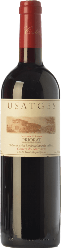 31,95 € | Red wine Costers del Siurana Usatges Aged D.O.Ca. Priorat Catalonia Spain Tempranillo, Merlot, Syrah, Grenache, Cabernet Sauvignon, Carignan Bottle 75 cl
