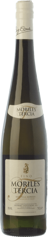 15,95 € | 强化酒 Cruz Conde Fino Moriles Tercia D.O. Montilla-Moriles 安达卢西亚 西班牙 Pedro Ximénez 75 cl