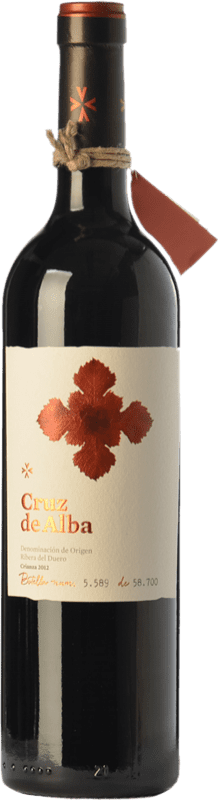 Free Shipping | Red wine Cruz de Alba Aged D.O. Ribera del Duero Castilla y León Spain Tempranillo 75 cl