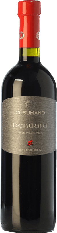 11,95 € Free Shipping | Red wine Cusumano Benuara I.G.T. Terre Siciliane Sicily Italy Syrah, Nero d'Avola Bottle 75 cl