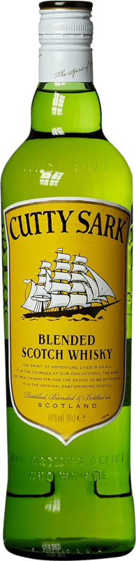 Free Shipping | Whisky Blended Cutty Sark Scotland United Kingdom 70 cl