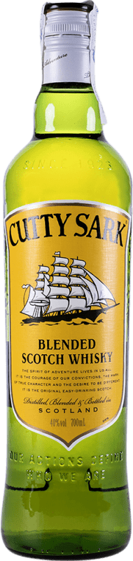 Envoi gratuit | Blended Whisky Cutty Sark Ecosse Royaume-Uni 70 cl