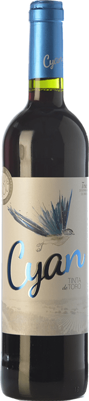 12,95 € Spedizione Gratuita | Vino Rosso Cyan 6 Meses Rovere D.O. Toro