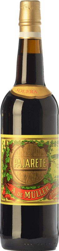 72,95 € | Sweet wine De Muller Pajarete Augusto Solera 1851 D.O. Tarragona Catalonia Spain Grenache, Grenache White, Muscat of Alexandria 75 cl