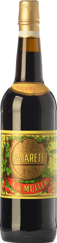 73,95 € Kostenloser Versand | Süßwein De Muller Pajarete Augusto 1851 Solera D.O. Tarragona