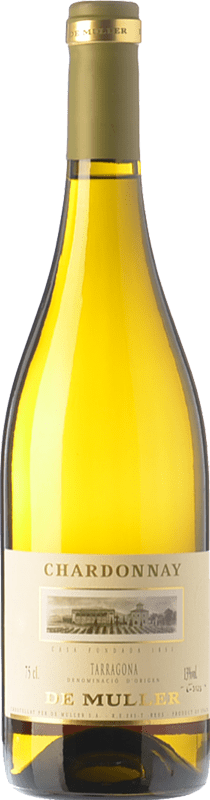 Spedizione Gratuita | Vino Bianco De Muller Crianza — Invecchiato in Botte D.O. Tarragona Catalogna Spagna Chardonnay 75 cl