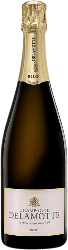 Envio grátis | Espumante rosé Delamotte Rosé Brut Reserva A.O.C. Champagne Champagne França Pinot Preto, Chardonnay 75 cl