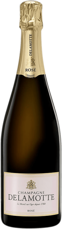 Free Shipping | Rosé sparkling Delamotte Rosé Brut Reserve A.O.C. Champagne Champagne France Pinot Black, Chardonnay 75 cl