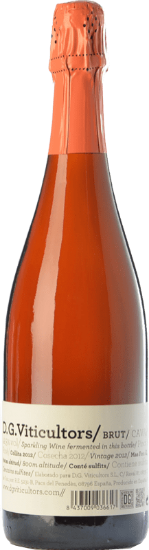 16,95 € Free Shipping | Rosé sparkling DG Rosé Brut Reserva D.O. Cava Catalonia Spain Pinot Black Bottle 75 cl