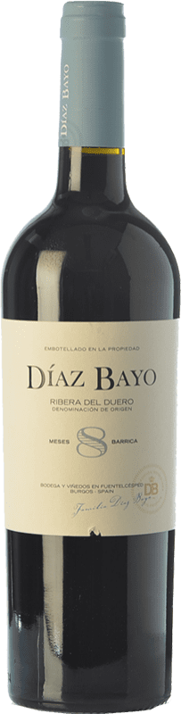 免费送货 | 红酒 Díaz Bayo Nuestro 橡木 D.O. Ribera del Duero 卡斯蒂利亚莱昂 西班牙 Tempranillo 75 cl