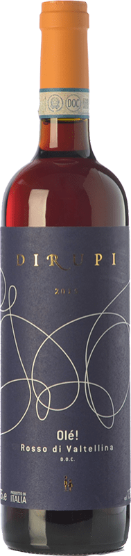19,95 € Envío gratis | Vino tinto Dirupi Olè D.O.C. Valtellina Rosso Ecológico