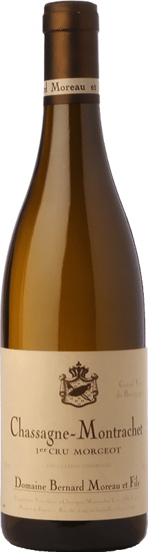 Envoi gratuit | Vin blanc Bernard Moreau Chassagne-Montrachet 1 Cru Morgeot Crianza A.O.C. Bourgogne Bourgogne France Chardonnay 75 cl