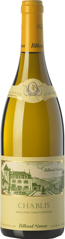 Бесплатная доставка | Белое вино Billaud-Simon Chablis A.O.C. Bourgogne Бургундия Франция Chardonnay 75 cl