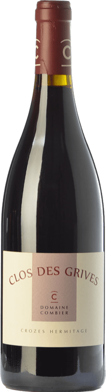 Envío gratis | Vino Tinto Domaine Combier Clos des Grives Crianza A.O.C. Crozes-Hermitage Rhône Francia Syrah 75 cl