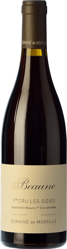 75,95 € Free Shipping | Red wine Domaine de Montille Premier Cru les Sizies Crianza A.O.C. Beaune Burgundy France Pinot Black Bottle 75 cl