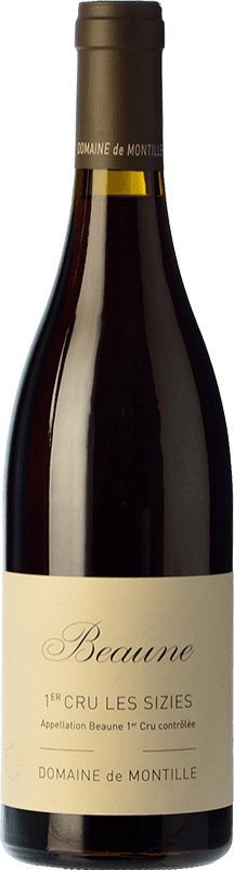 Kostenloser Versand | Rotwein Domaine de Montille Les Sizies 1er Premier Cru Erste Lage Crianza — Kurze Fassreifung A.O.C. Beaune Burgund Frankreich Pinot Noir — Spätburgunder 75 cl