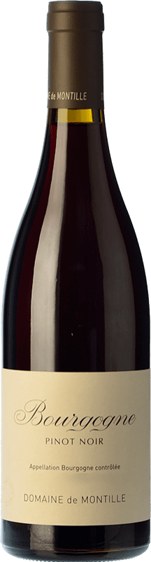 42,95 € | Red wine Montille Rouge Aged A.O.C. Bourgogne Burgundy France Pinot Black Bottle 75 cl