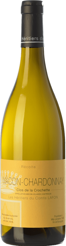 Free Shipping | White wine Comtes Lafon Les Héritiers Clos de La Crochette A.O.C. Mâcon Burgundy France Chardonnay 75 cl