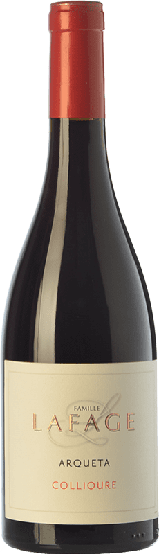 16,95 € | Red wine Domaine Lafage Arqueta Joven A.O.C. Collioure Languedoc-Roussillon France Syrah, Grenache, Carignan, Grenache Grey Bottle 75 cl