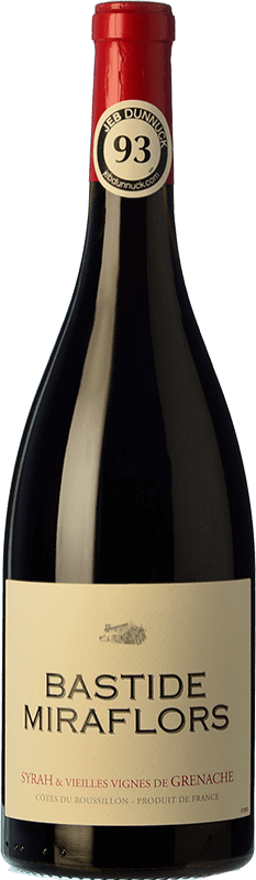 18,95 € | Red wine Lafage Bastide Miraflors Young A.O.C. Côtes du Roussillon Languedoc-Roussillon France Syrah, Grenache 75 cl