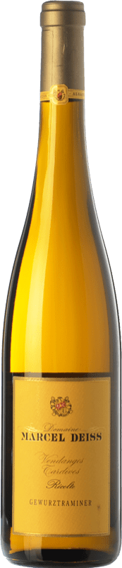 Envio grátis | Vinho Branco Marcel Deiss VT Vendange Tardive — Vindima Tardia A.O.C. Alsace Alsácia França Gewürztraminer Eco — Biológico 75 cl