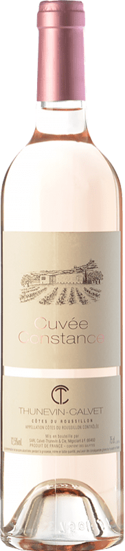 8,95 € | Rosé wine Thunevin-Calvet Cuvée Constance Rosé A.O.C. Côtes du Roussillon Languedoc-Roussillon France Syrah, Grenache Bottle 75 cl