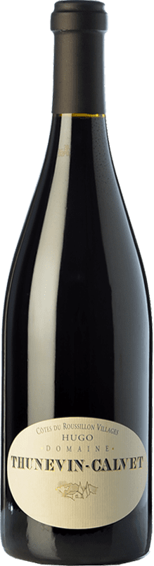 36,95 € Envío gratis | Vino tinto Thunevin-Calvet Hugo Crianza A.O.C. Côtes du Roussillon