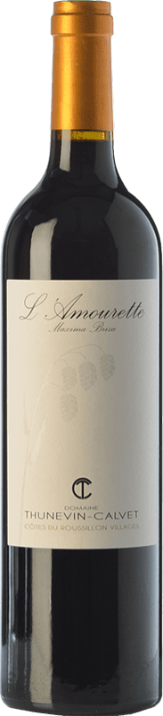 12,95 € Envío gratis | Vino tinto Thunevin-Calvet L'Amourette Joven A.O.C. Côtes du Roussillon