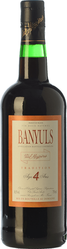 Spedizione Gratuita | Vino fortificato Vial Magnères Tradition 4 Ans A.O.C. Banyuls Linguadoca-Rossiglione Francia Syrah, Grenache, Carignan 4 Anni 75 cl