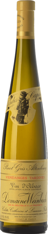 Envio grátis | Vinho branco Domaine Weinbach Vendanges Tardives Crianza A.O.C. Alsace Alsácia França Pinot Cinza Biológico 75 cl