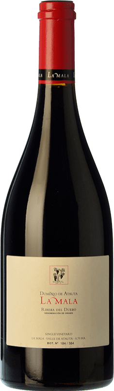 135,95 € Envío gratis | Vino tinto Dominio de Atauta La Mala Crianza D.O. Ribera del Duero Ecológico